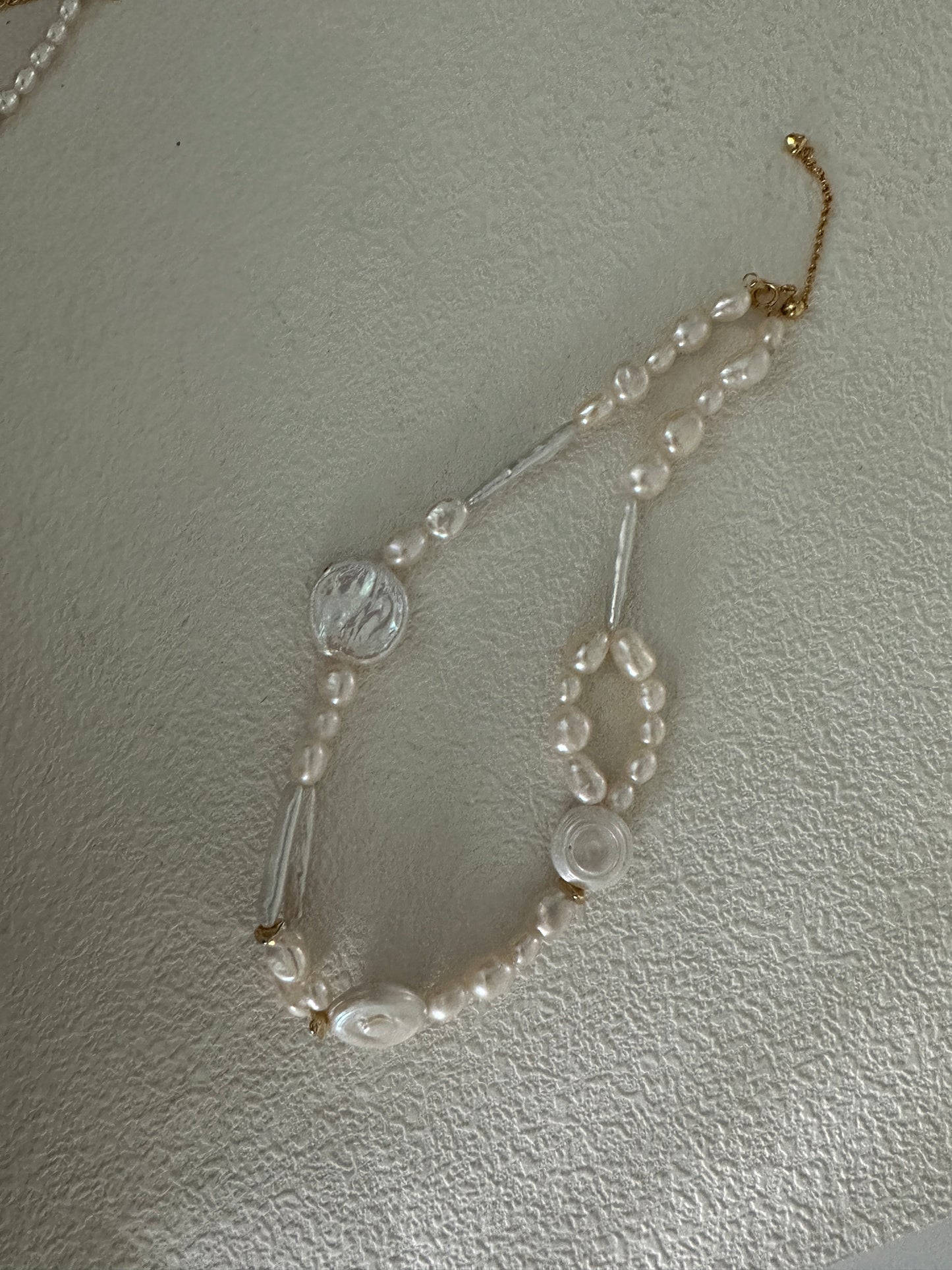 French Choker Natural Large Baroque Pearl Necklace