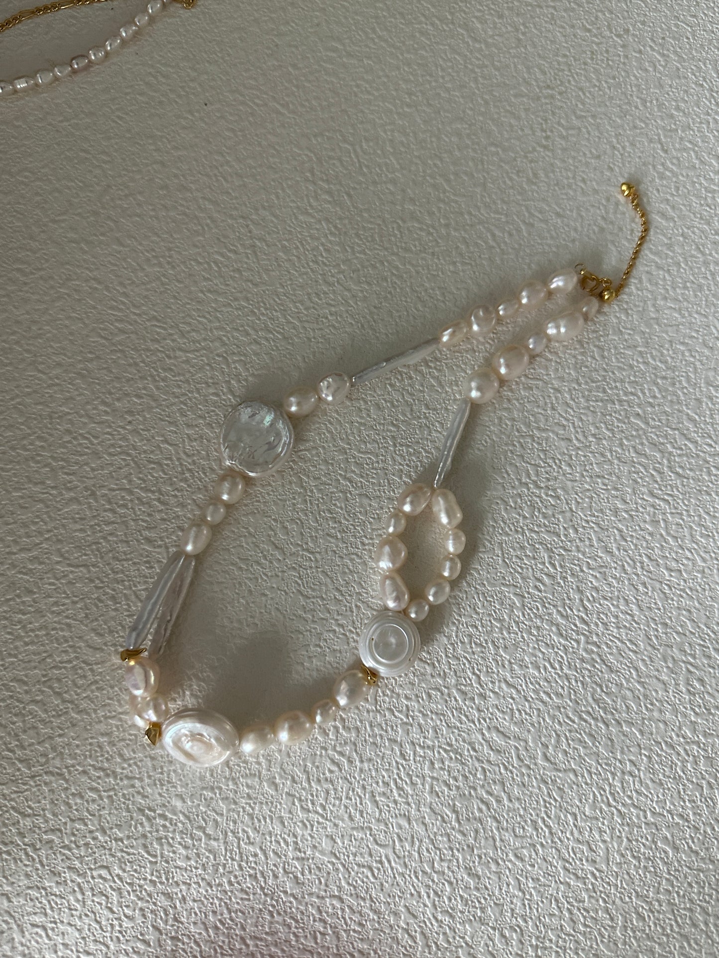 French Choker Natural Large Baroque Pearl Necklace