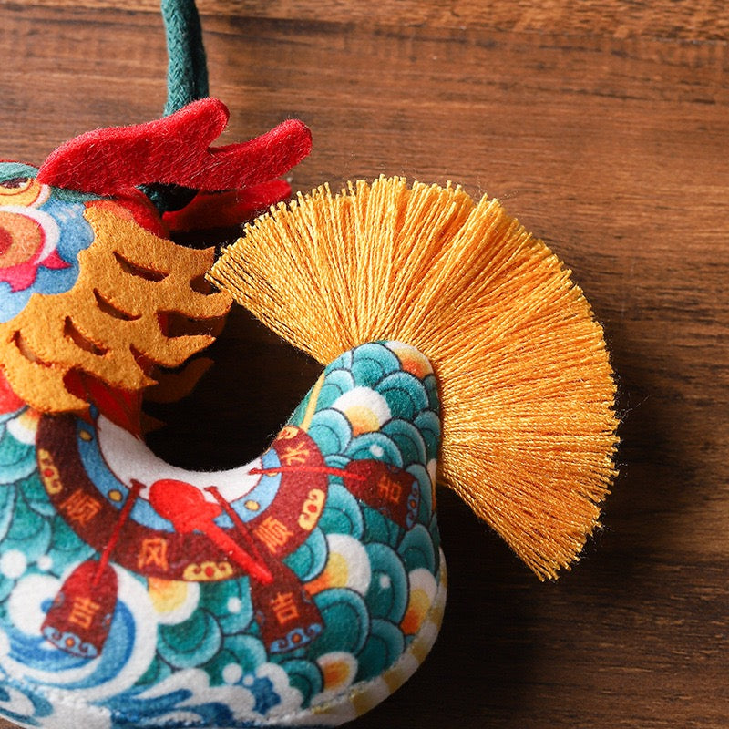 Intangible cultural heritage handmade dragon sachet