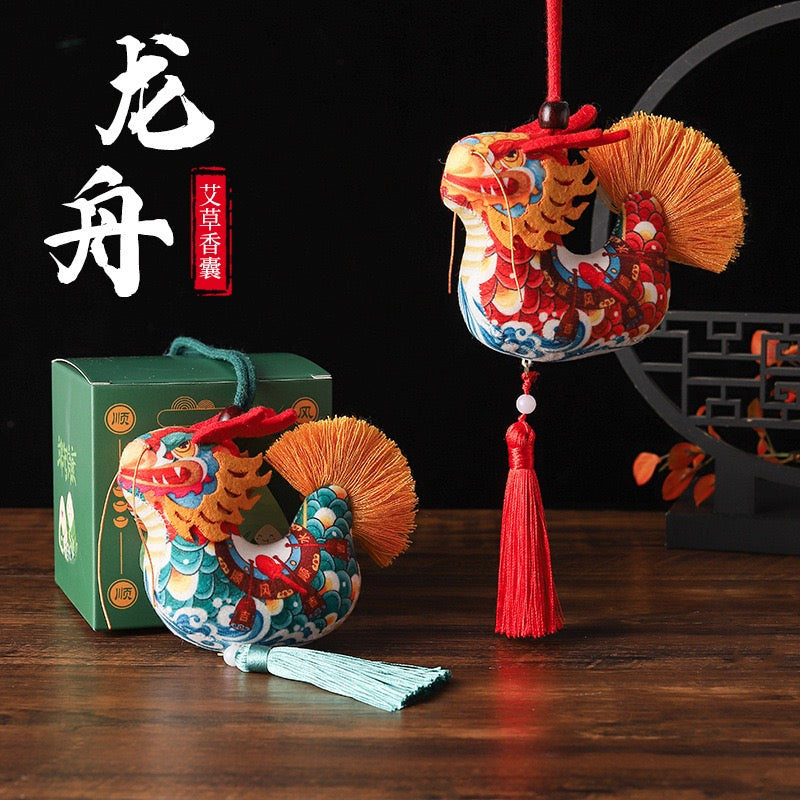 Intangible cultural heritage handmade dragon sachet