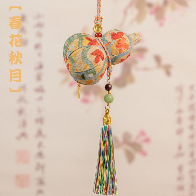 Intangible cultural heritage hand gourd sachet
