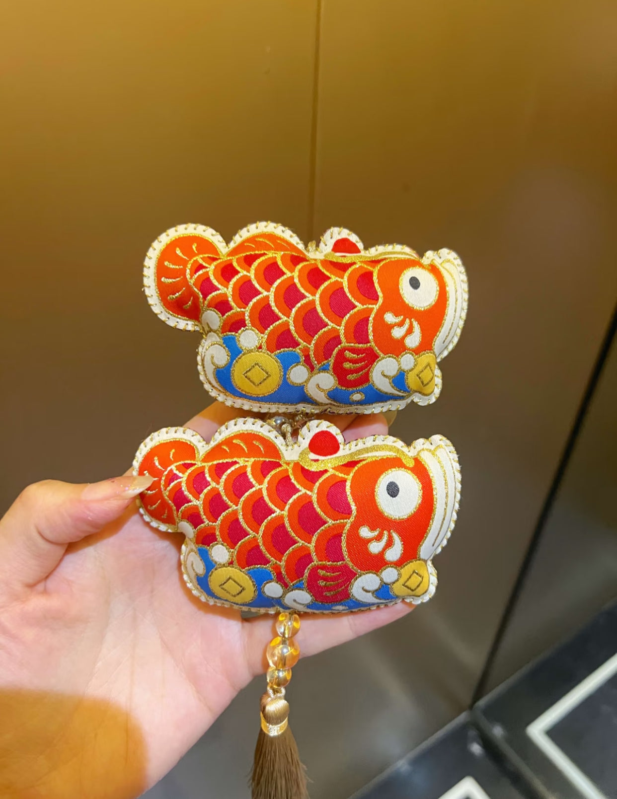 Intangible Cultural Heritage Handmade Goldfish Sachet